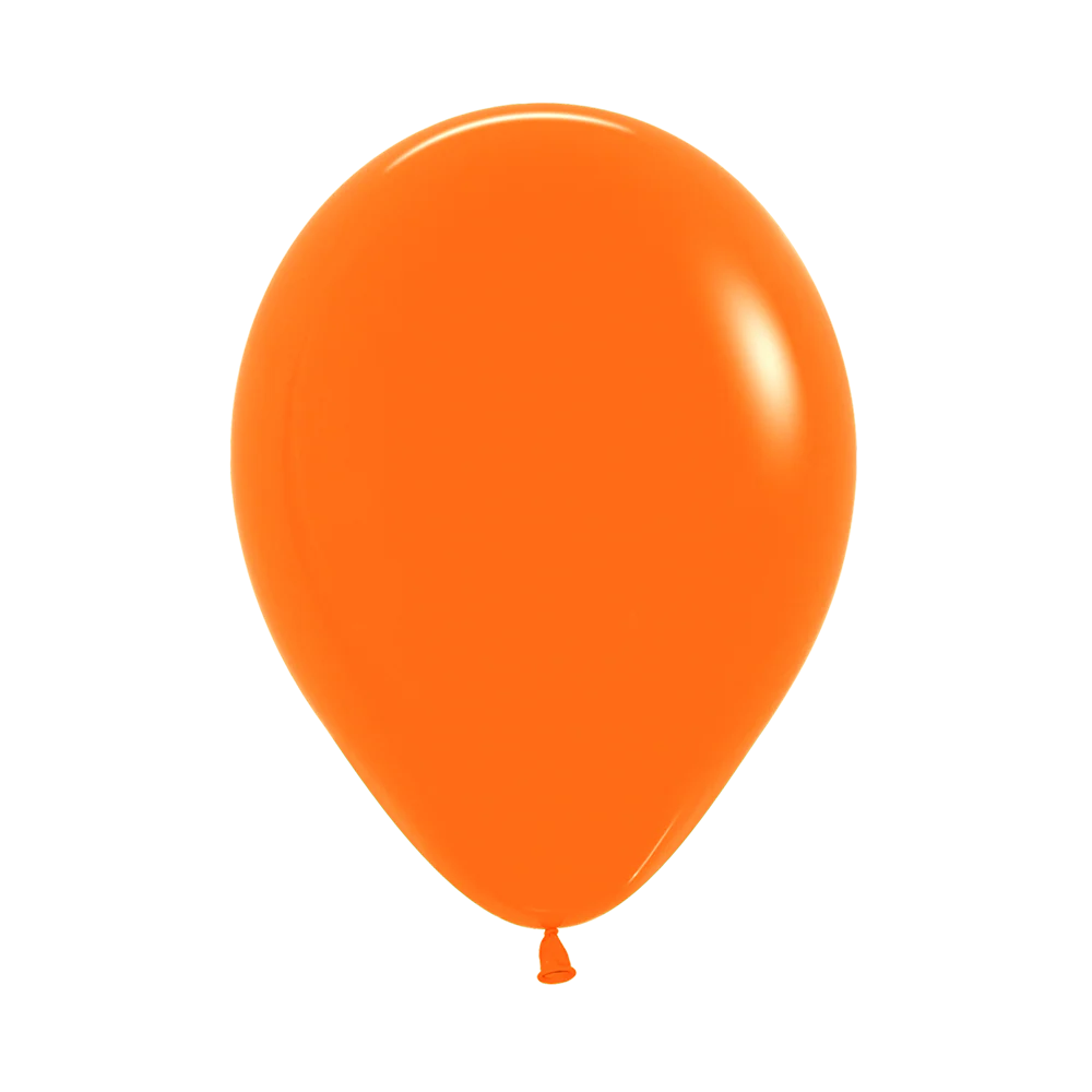 Orange Latex Balloon