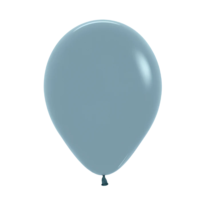 Pastel Dusk Blue Latex Balloon