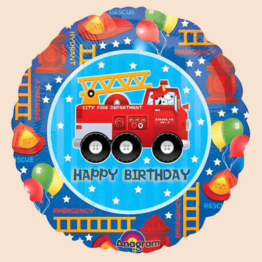 Fire Engine Fun Birthday