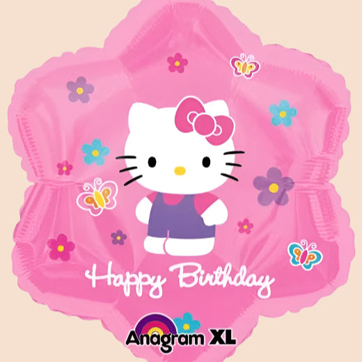 Hello Kitty Flowers and Butterflies Birthday