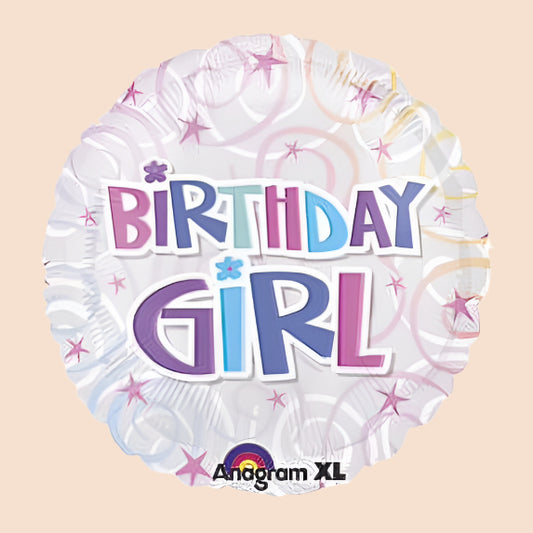 Birthday Girl Swirls