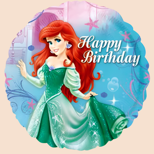 Little Mermaid Happy Birthday