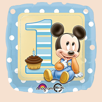 Mickey 1st Bday Boy