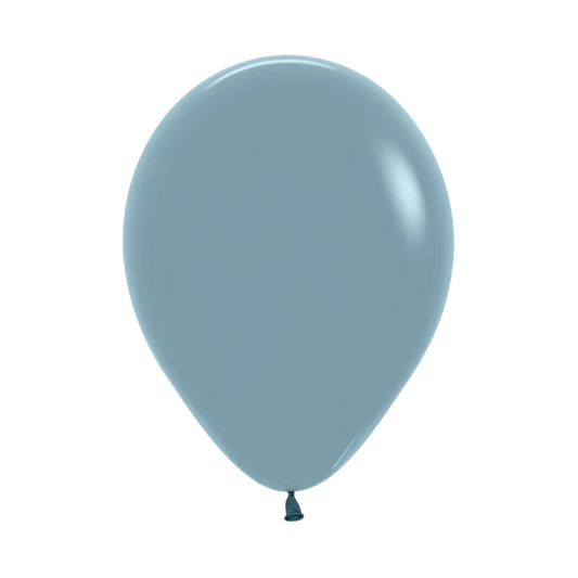 Pastel Dusk Blue Latex Balloon