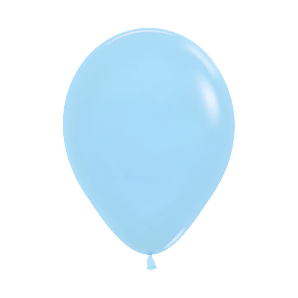 Pastel Matte Blue Latex Balloon