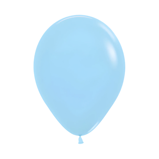 Pastel Matte Blue Latex Balloon