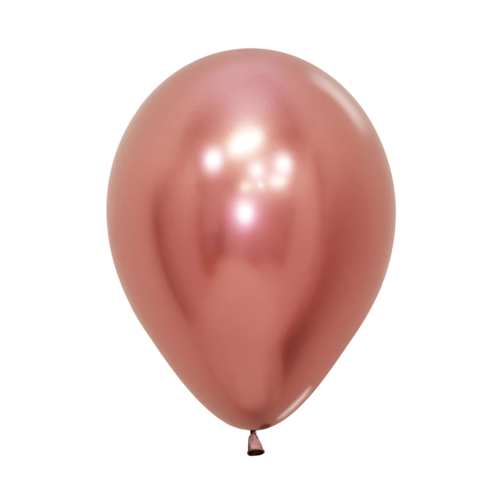 Reflex Rose Gold Latex Balloon