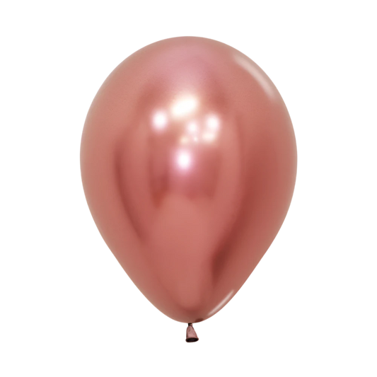 Reflex Rose Gold Latex Balloon